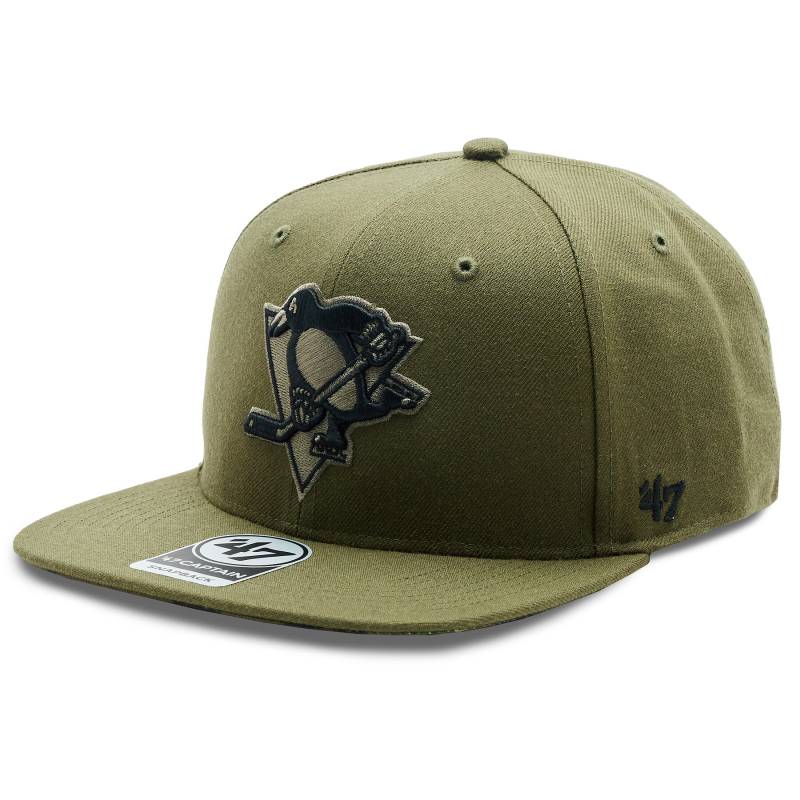 Cap 47 Brand NHL Pittsburgh Penguins Ballpark Camo '47 CAPTAIN H-BCAMO15WBP-SW Grün von 47 Brand