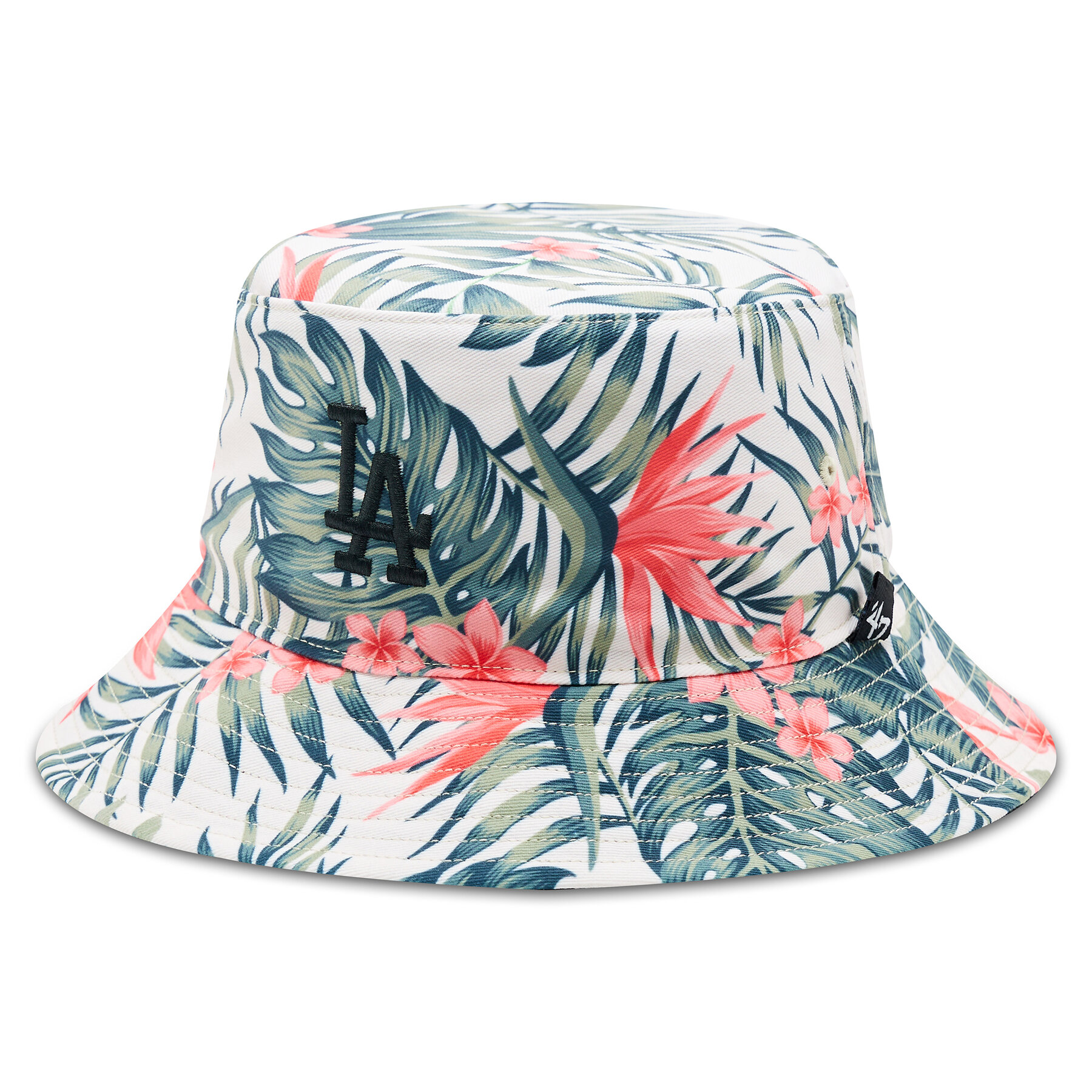 Hut 47 Brand MLB Los Angeles Dodgers Coastal Floral '47 BUCKET B-CFLBK12PTF-VQ Bunt Hut 47 Brand MLB Los Angeles Dodgers Coastal Floral '47 BUCKET B-CFLBK12PTF-VQ Bunt von 47 Brand
