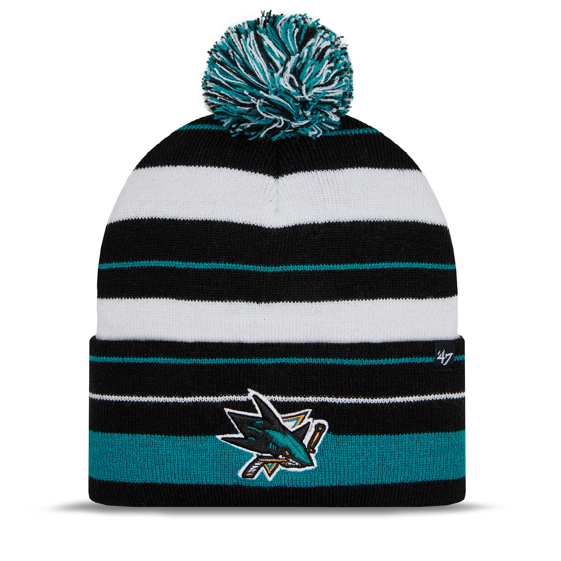 Mütze 47 Brand NHL San Jose Sharks Power Line '47 H-PLINE22ACE-BK Schwarz von 47 Brand