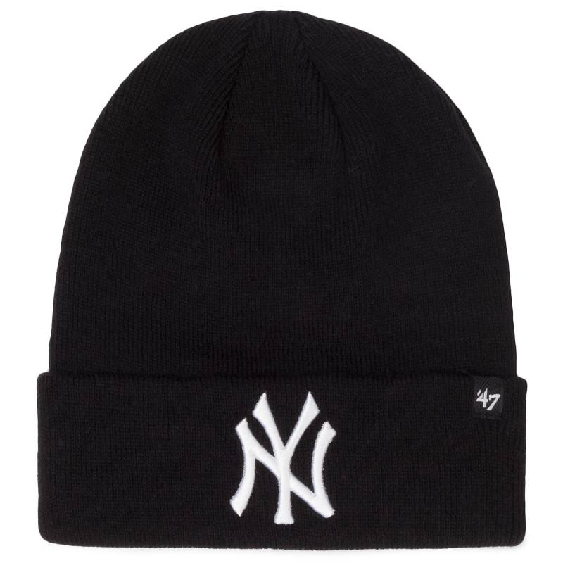 Mütze 47 Brand New York Yankees Raised Cuff Knit B-RKN17ACE-BKA Schwarz von 47 Brand