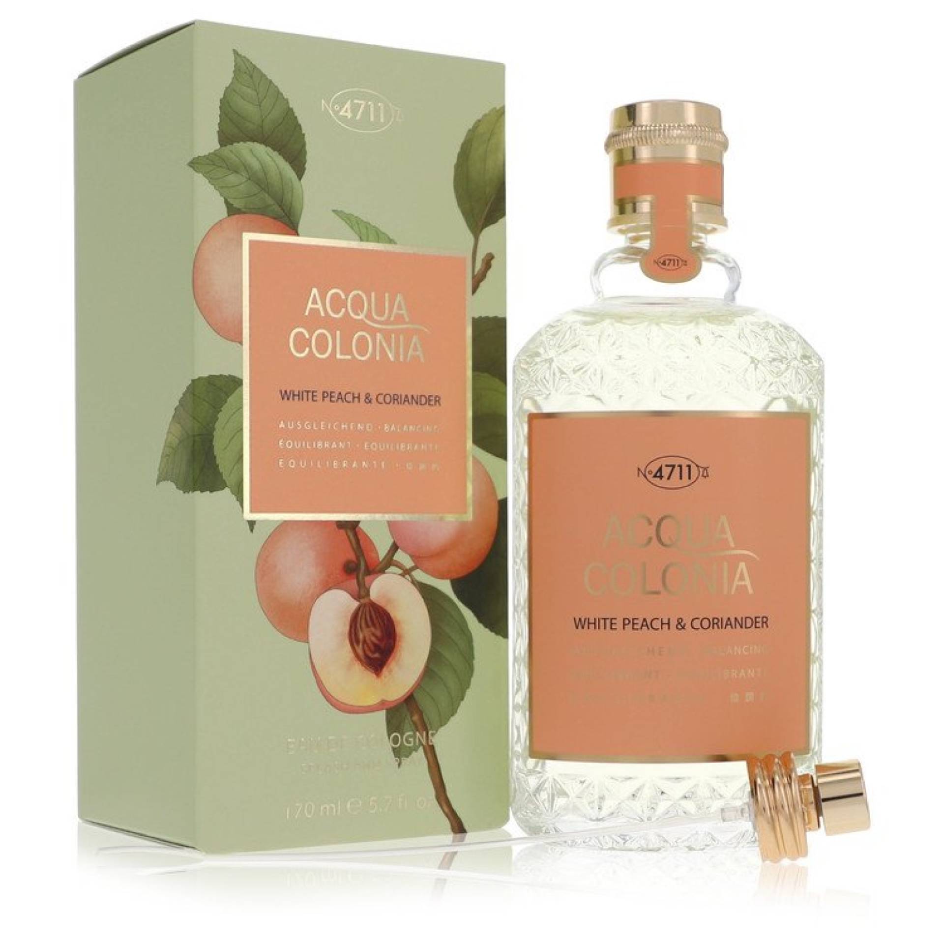 4711 Acqua Colonia White Peach & Coriander Eau De Cologne Spray (Unisex) 169 ml von 4711