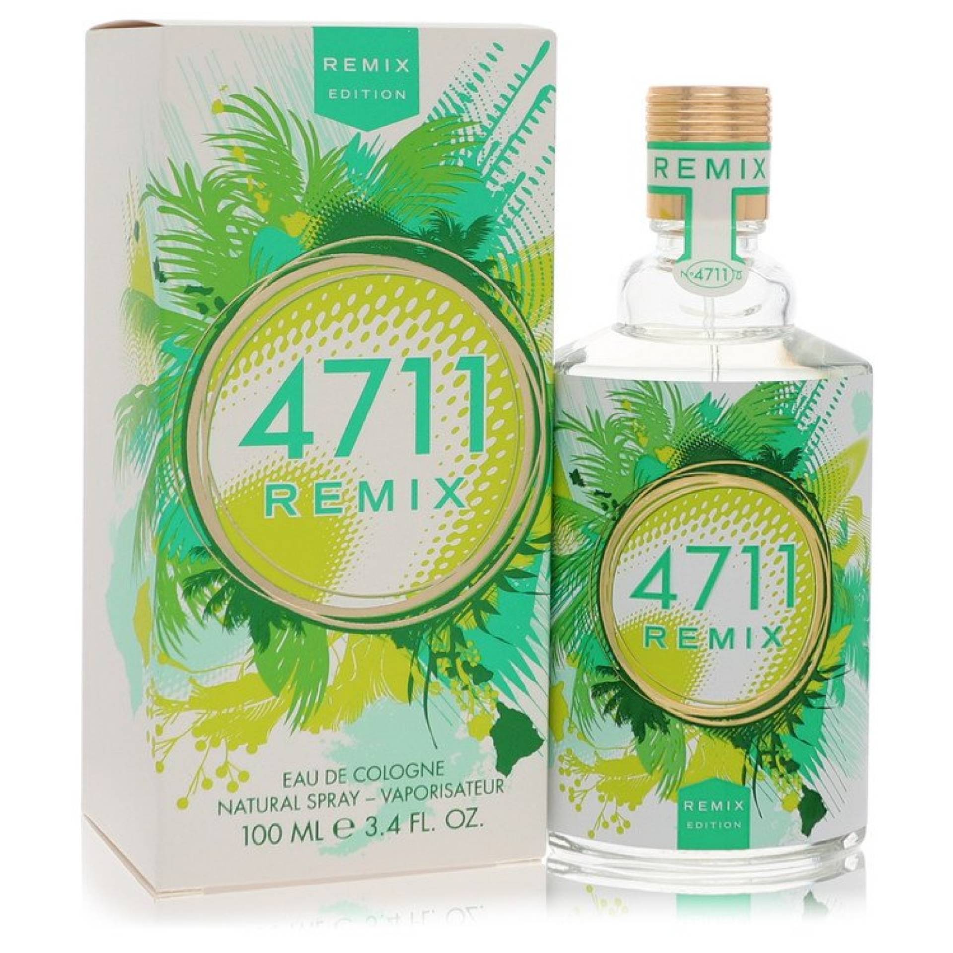 4711 Remix Green Oasis Eau De Cologne Spray (Unisex) 101 ml von 4711