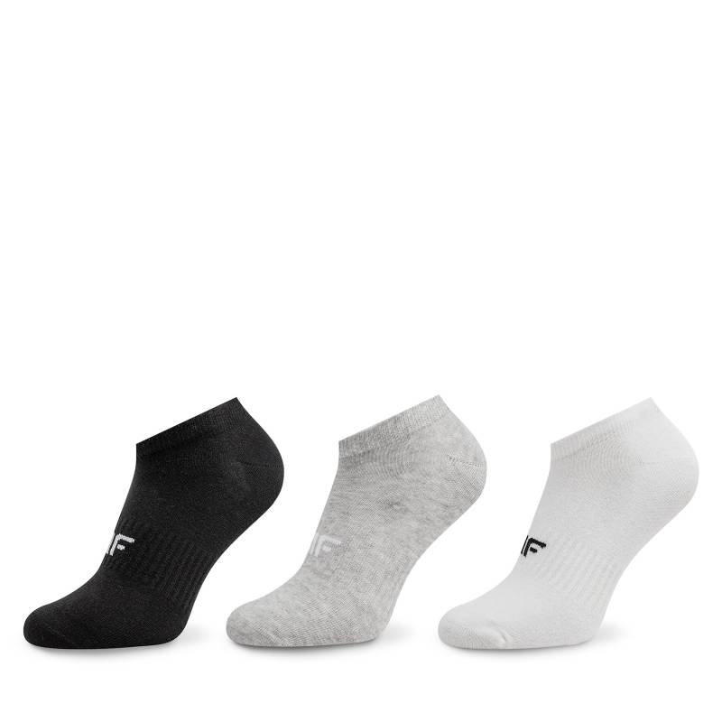 3er-Set Herren Sneakersocken 4F 4FWMM00USOCM277 Bunt von 4F