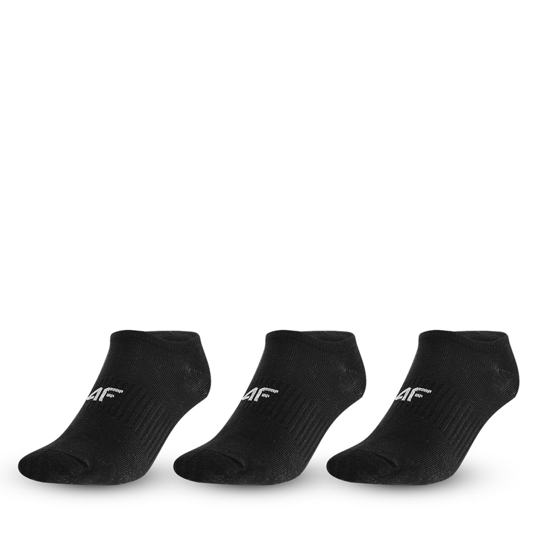 3er-Set Kinder Sneakersocken 4F 4FJWSS24USOCU255 Schwarz von 4F