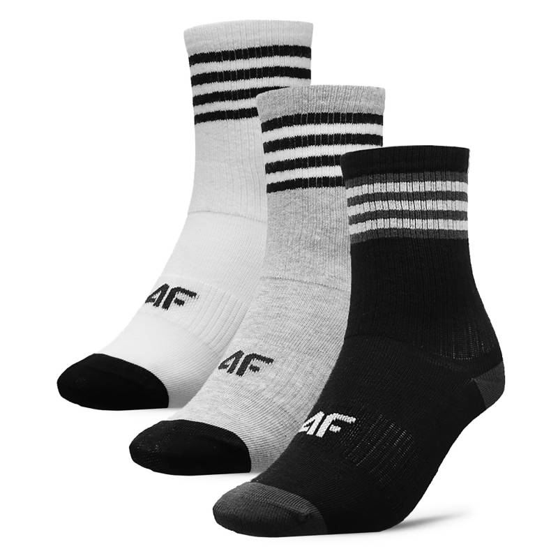 3er-Set hohe Kindersocken 4F 4FJWAW23USOCM234 Bunt von 4F