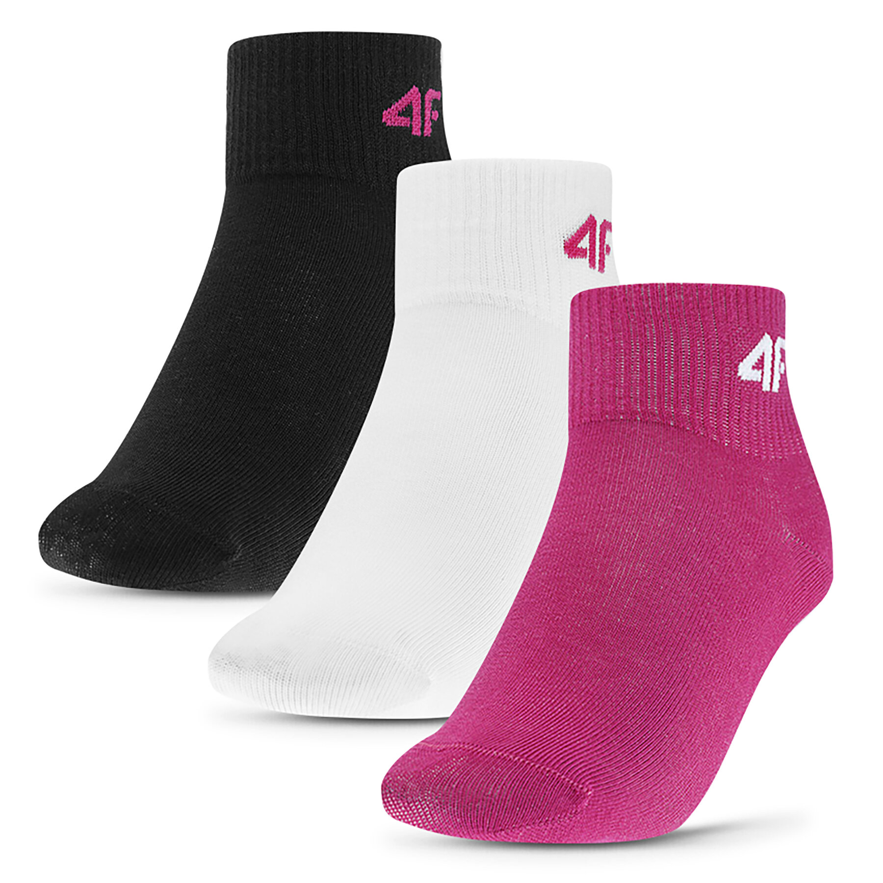 3er-Set niedrige Kindersocken 4F 4FJWAW23USOCF228 Bunt von 4F