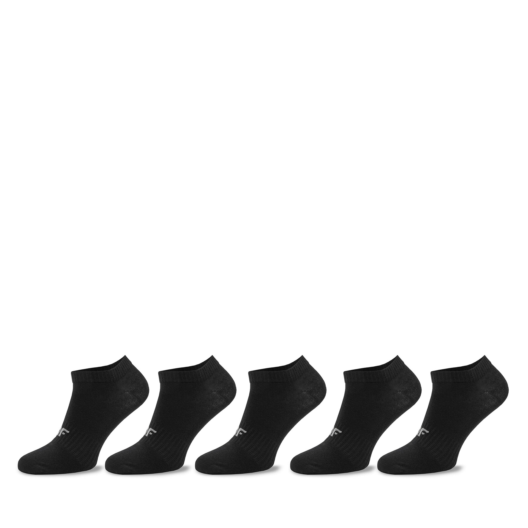 5er-Set Kinder Sneakersocken 4F 4FJWSS24USOCF247 Schwarz von 4F