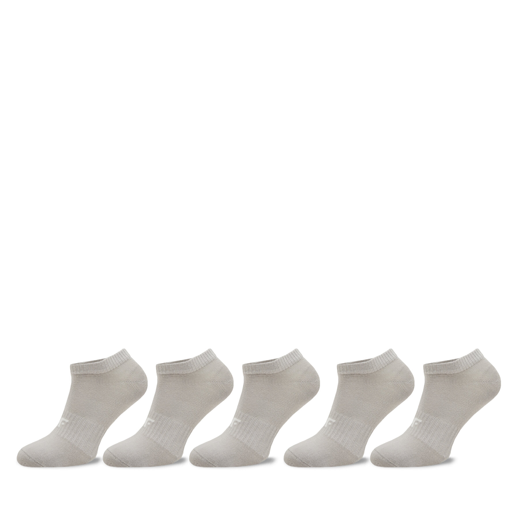 5er-Set Kinder Sneakersocken 4F 4FJWSS24USOCF247 Grau von 4F