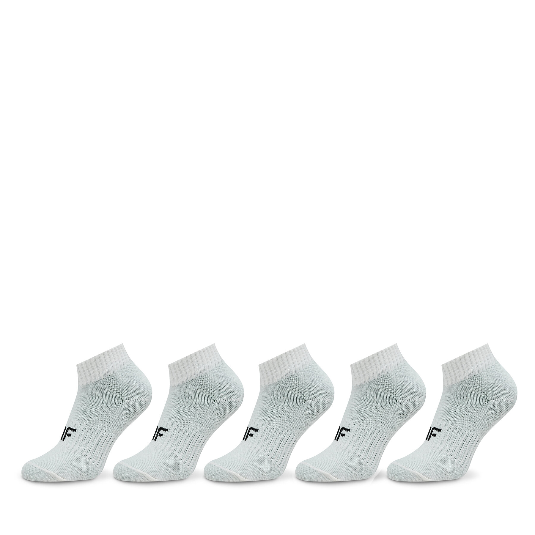 5er-Set niedrige Kindersocken 4F 4FJWAW23USOCF231 Weiß von 4F