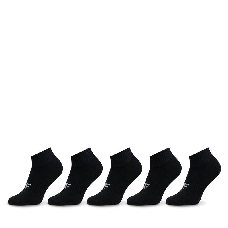 5er-Set niedrige Kindersocken 4F 4FJWAW23USOCF231 Schwarz von 4F