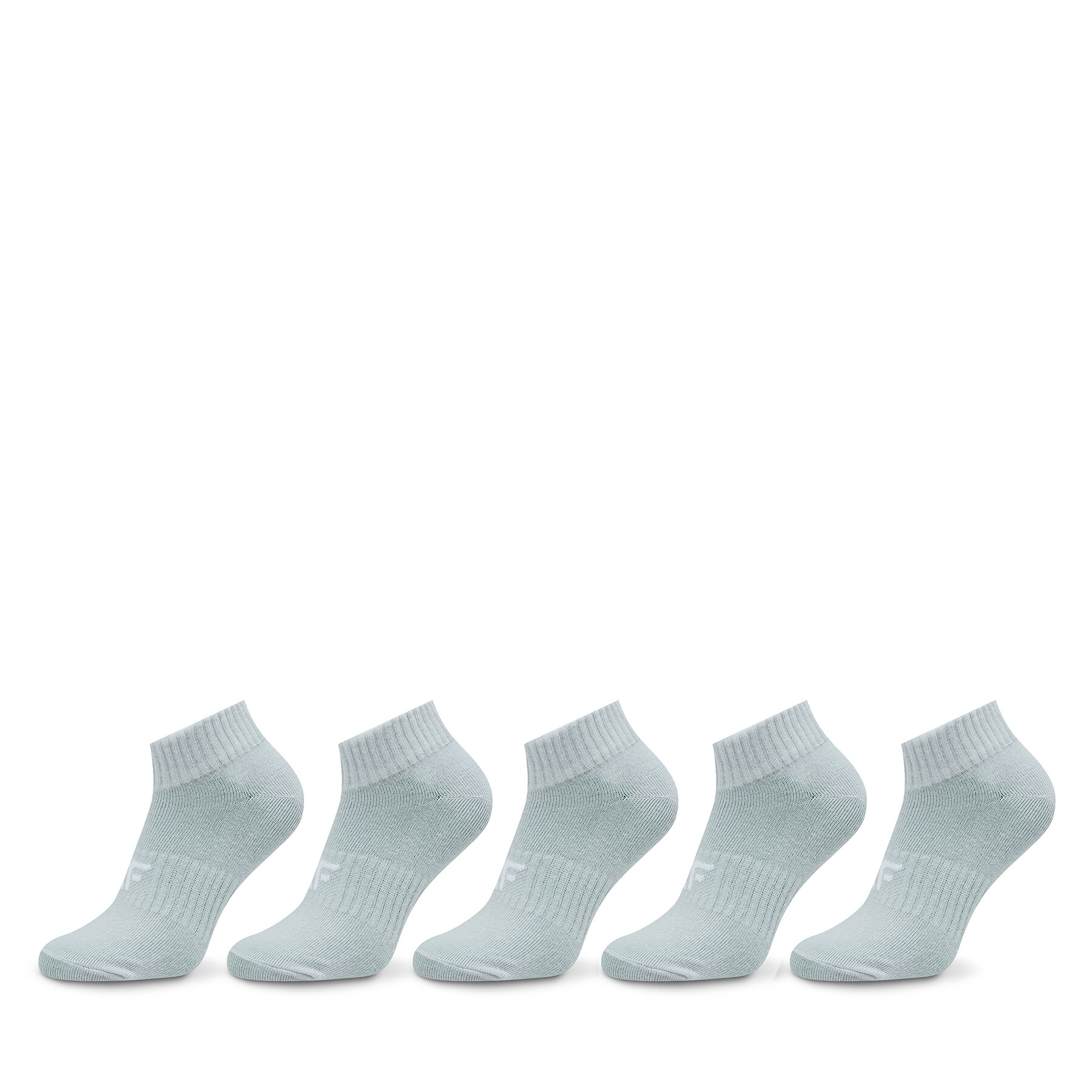 5er-Set niedrige Kindersocken 4F 4FJWAW23USOCF231 Grau von 4F