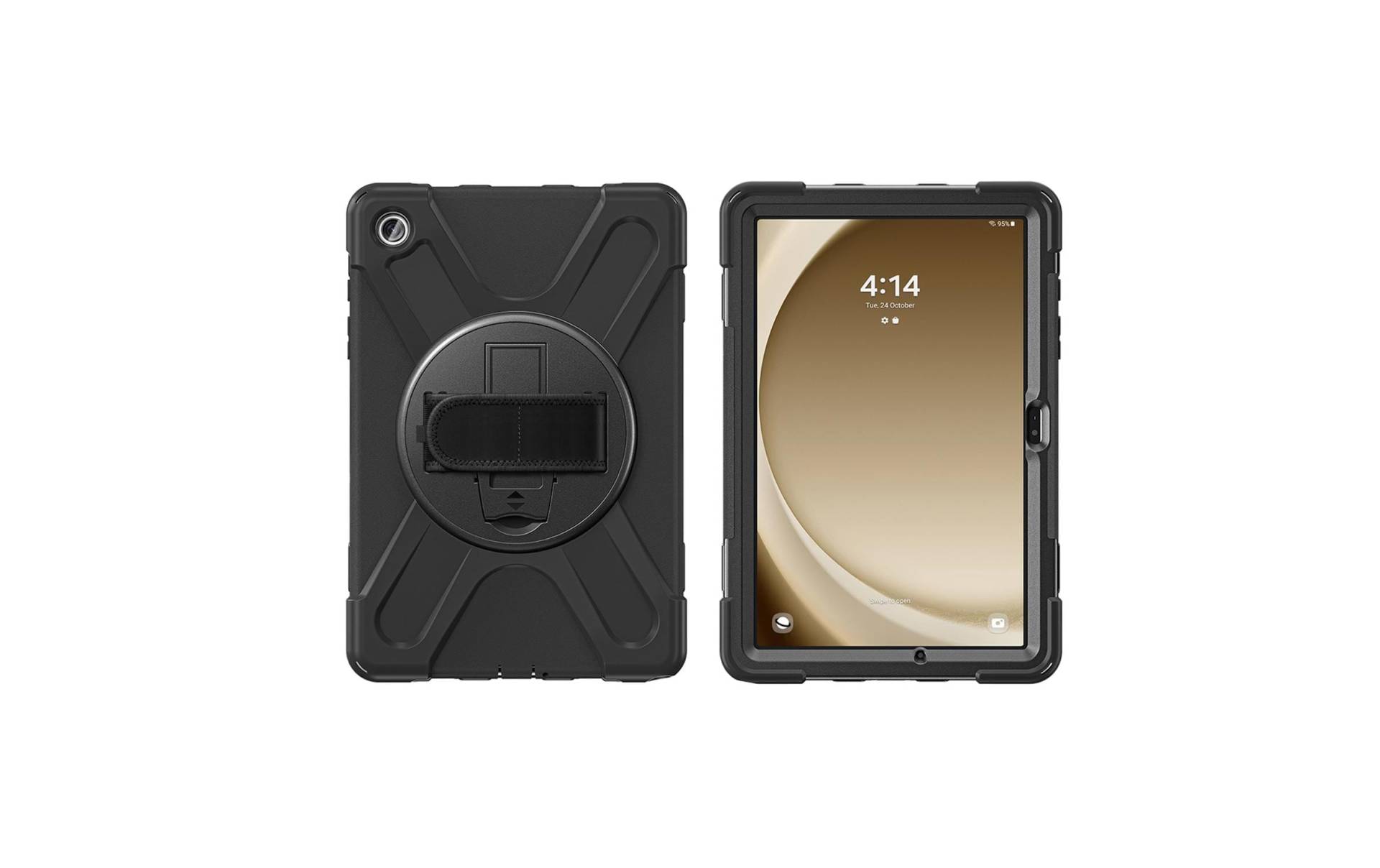 4smarts Tablet-Hülle »Back Cover Rugged GRIP Galaxy Tab S9 FE«, 27,7 cm (10,9 Zoll) von 4smarts