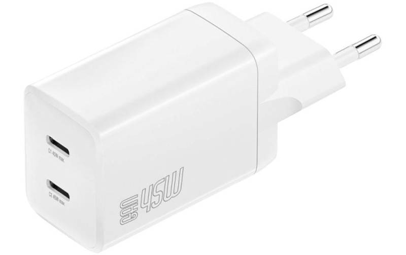 4smarts USB-Ladegerät »PDPlug Dual 2x USB-C 45 W GaN« von 4smarts