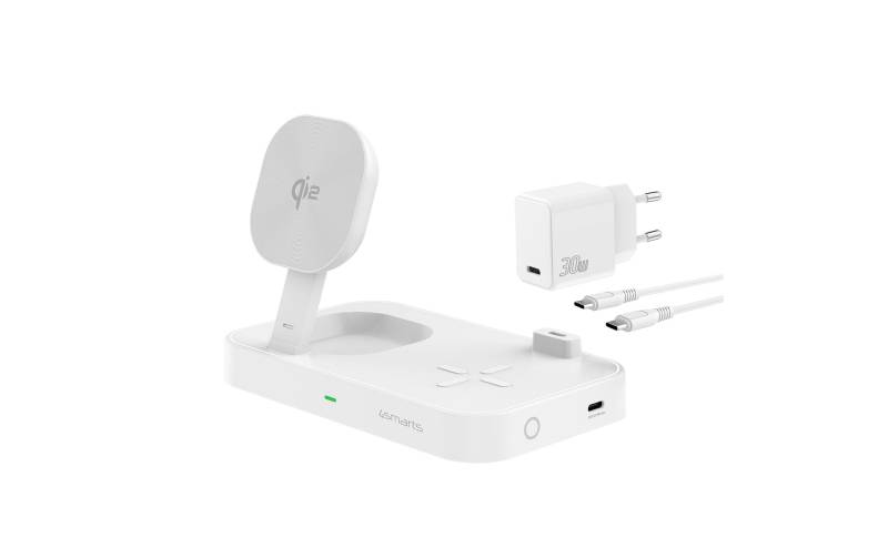 4smarts USB-Ladegerät »Qi2 Weiss« von 4smarts