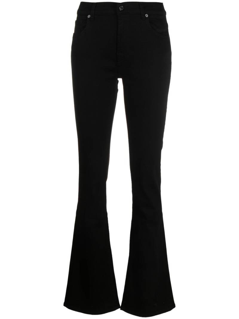 7 For All Mankind B(air) Eco flared jeans - Black von 7 For All Mankind