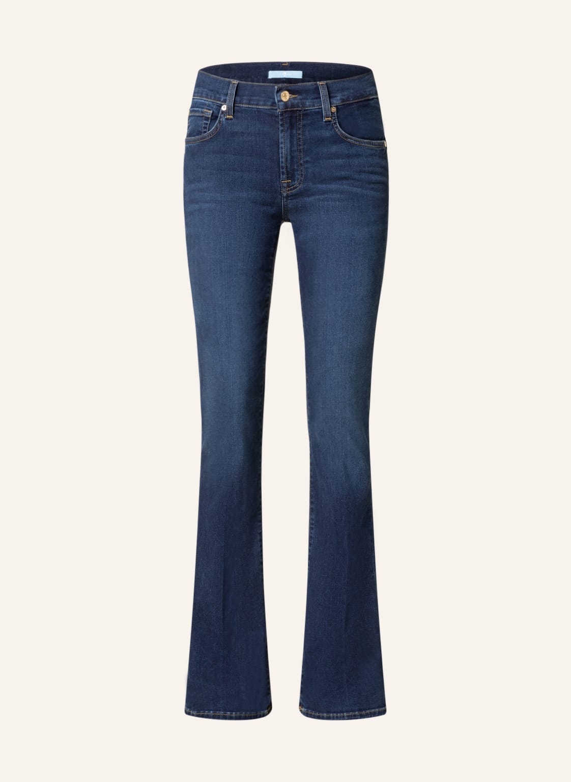 7 For All Mankind Bootcut Jeans Bair blau von 7 For All Mankind