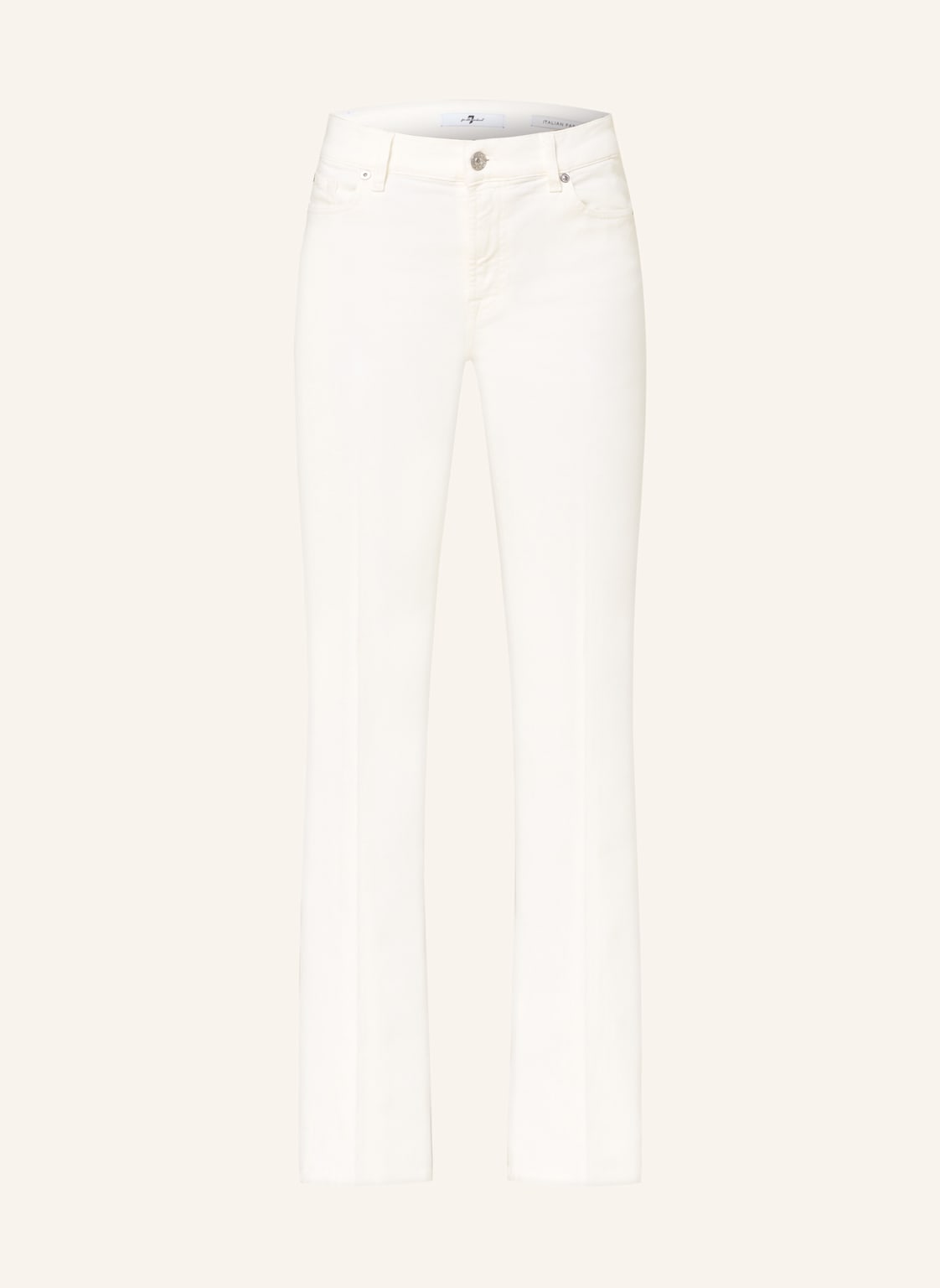 7 For All Mankind Bootcut Jeans Cloud White weiss von 7 For All Mankind