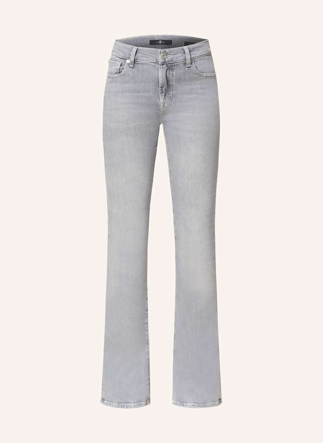 7 For All Mankind Bootcut Jeans grau von 7 For All Mankind