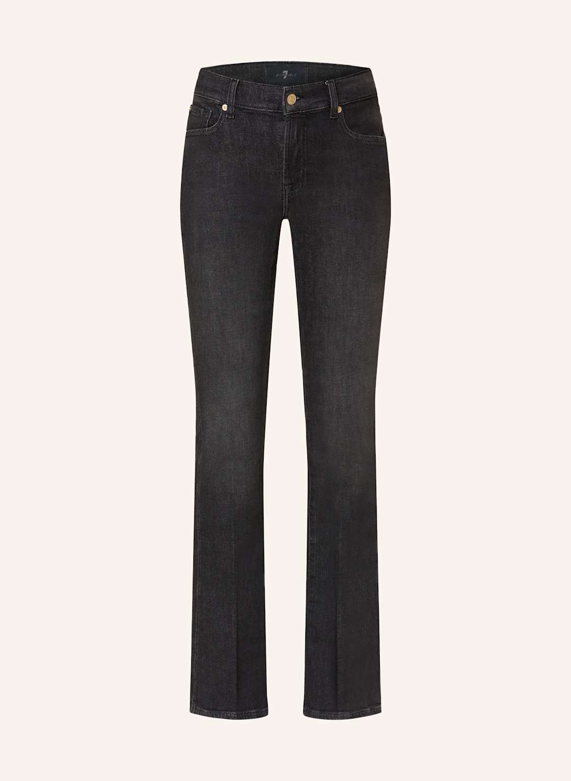 7 For All Mankind Bootcut Jeans schwarz von 7 For All Mankind