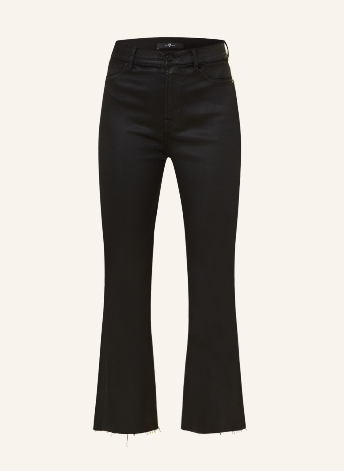 7 For All Mankind Coated Jeans schwarz von 7 For All Mankind