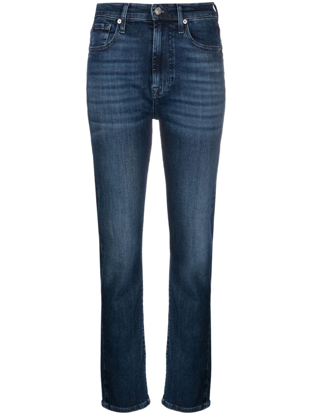 7 For All Mankind Easy Slim Soho high-waisted jeans - Blue von 7 For All Mankind