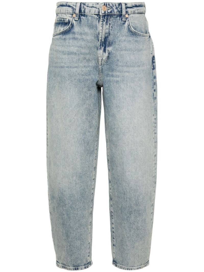 7 For All Mankind Jayne tapered jeans - Blue von 7 For All Mankind