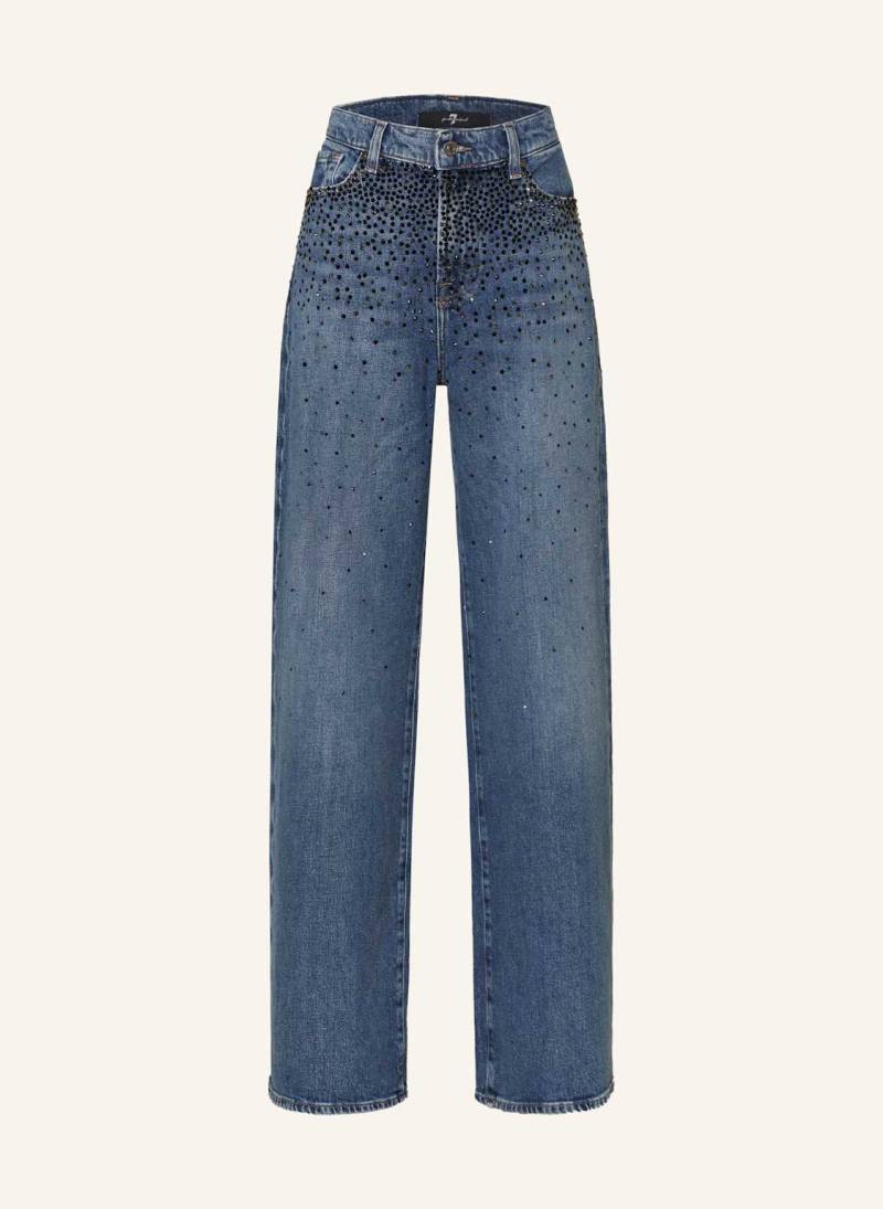 7 For All Mankind Jeans Scout Candy Mit Schmucksteinen blau von 7 For All Mankind