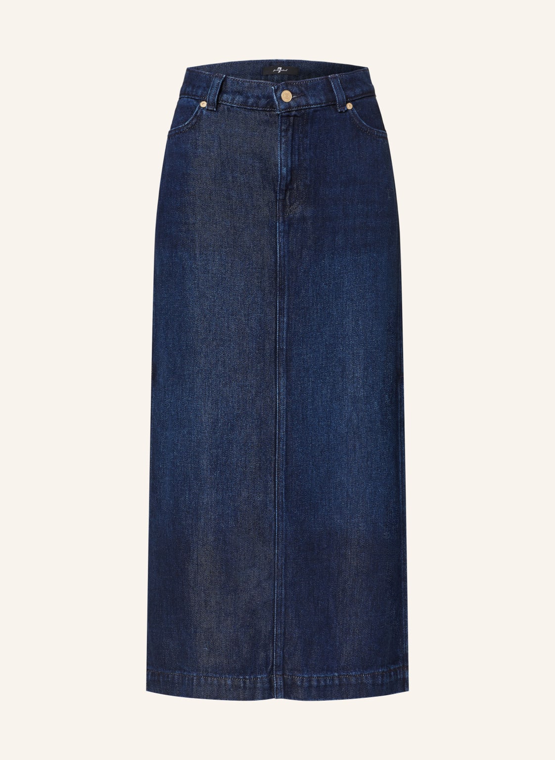 7 For All Mankind Jeansrock Midi Skirt blau von 7 For All Mankind