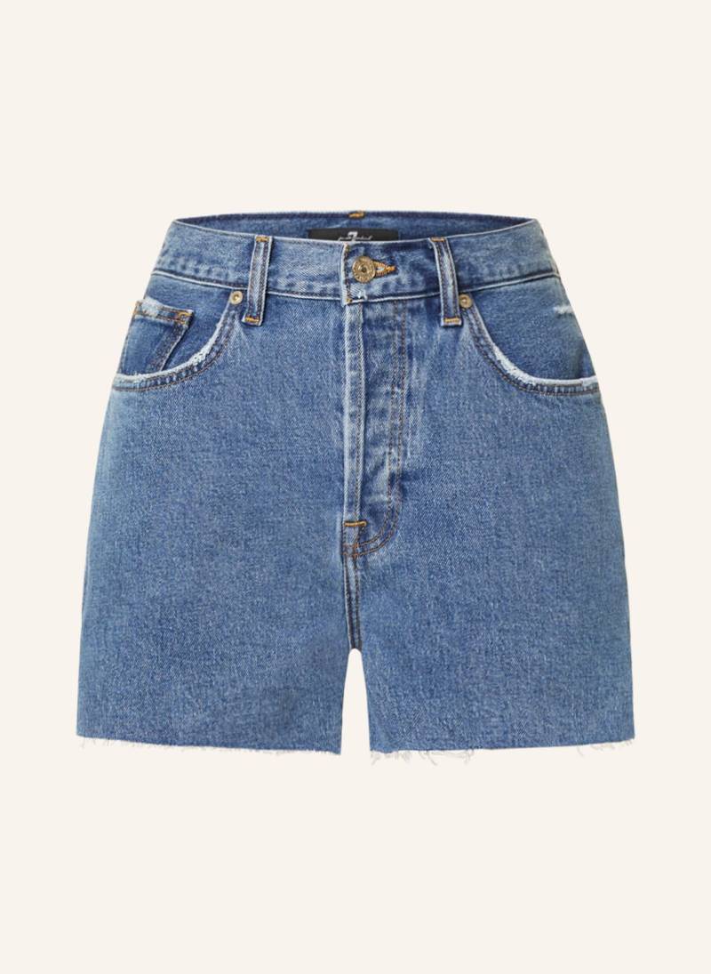 7 For All Mankind Jeansshorts Easy Ruby blau von 7 For All Mankind