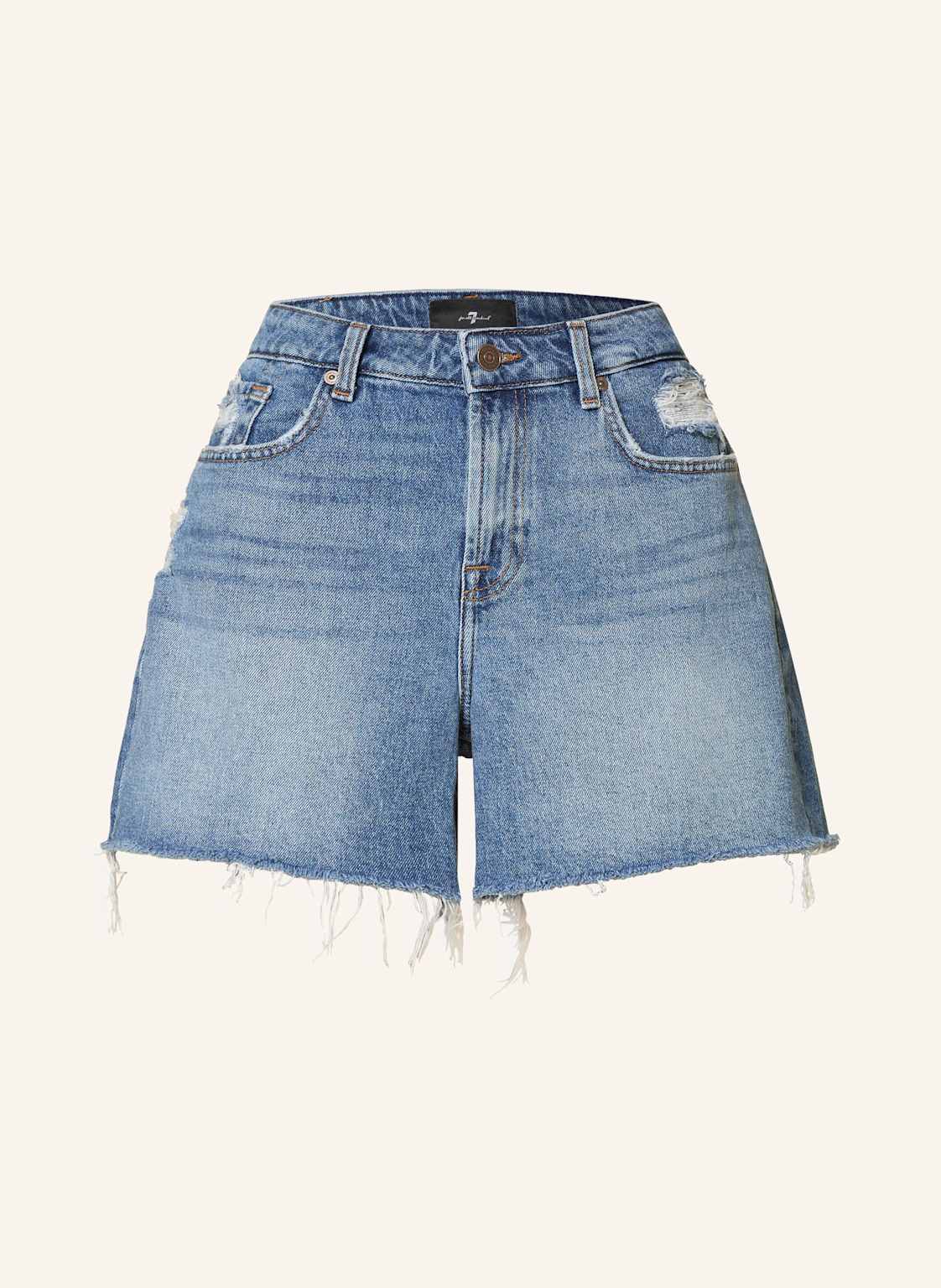 7 For All Mankind Jeansshorts Monroe blau von 7 For All Mankind