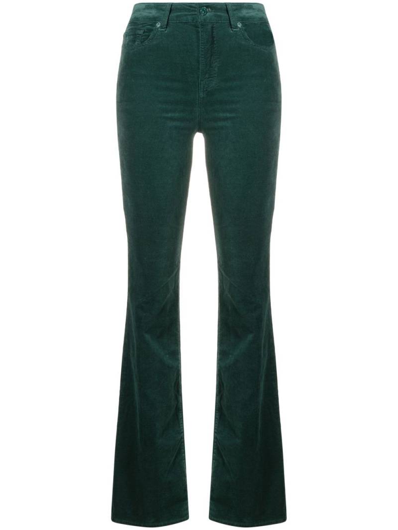 7 For All Mankind Lisha flared bootcut trousers - Green von 7 For All Mankind