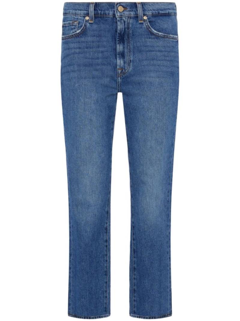 7 For All Mankind Logan cropped jeans - Blue von 7 For All Mankind