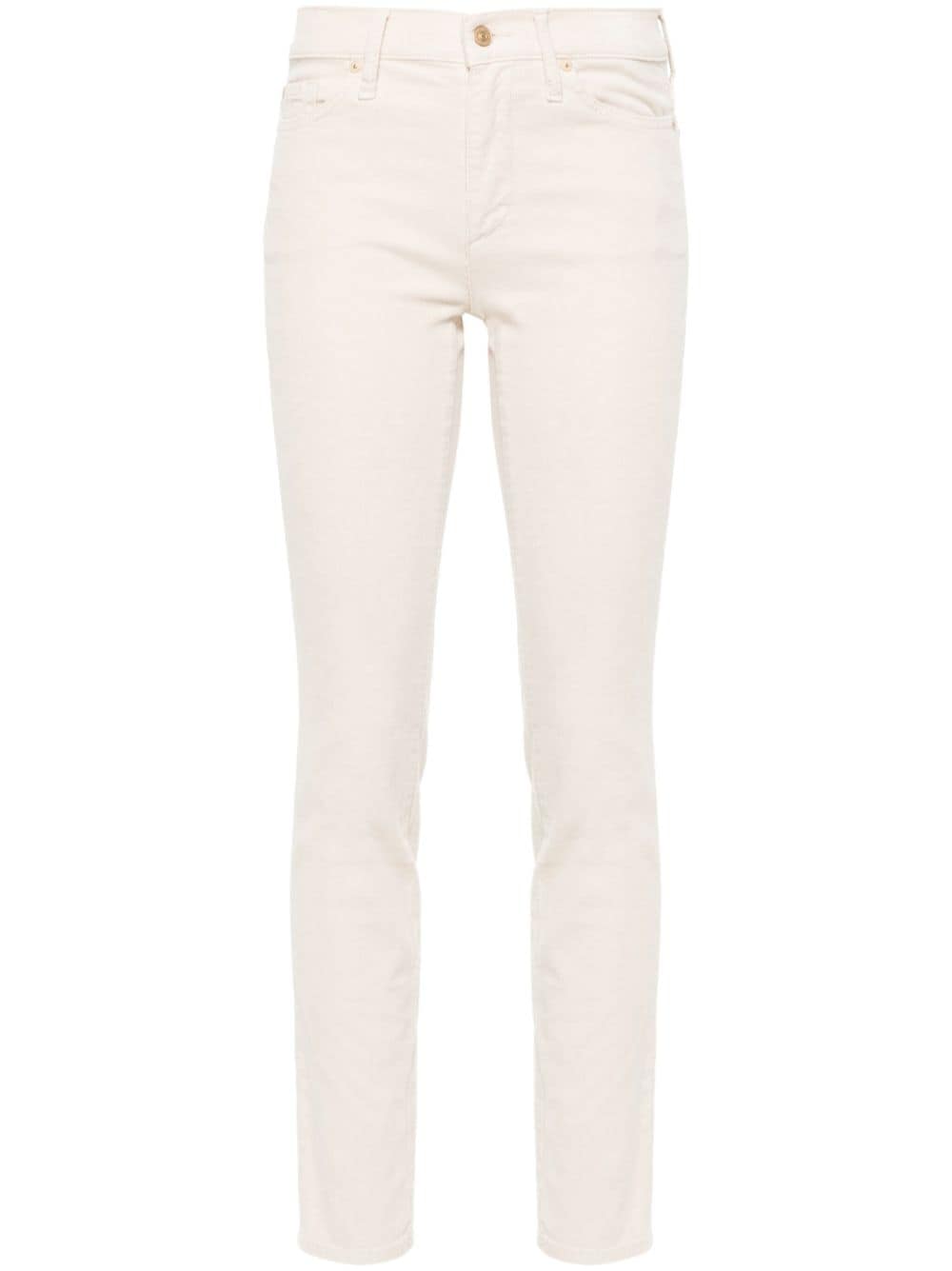 7 For All Mankind Roxanne skinny-cut trousers - Neutrals von 7 For All Mankind