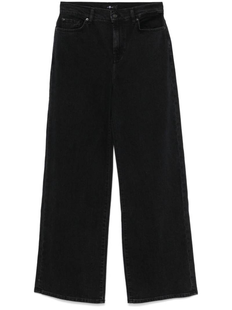 7 For All Mankind Scout flared jeans - Black von 7 For All Mankind