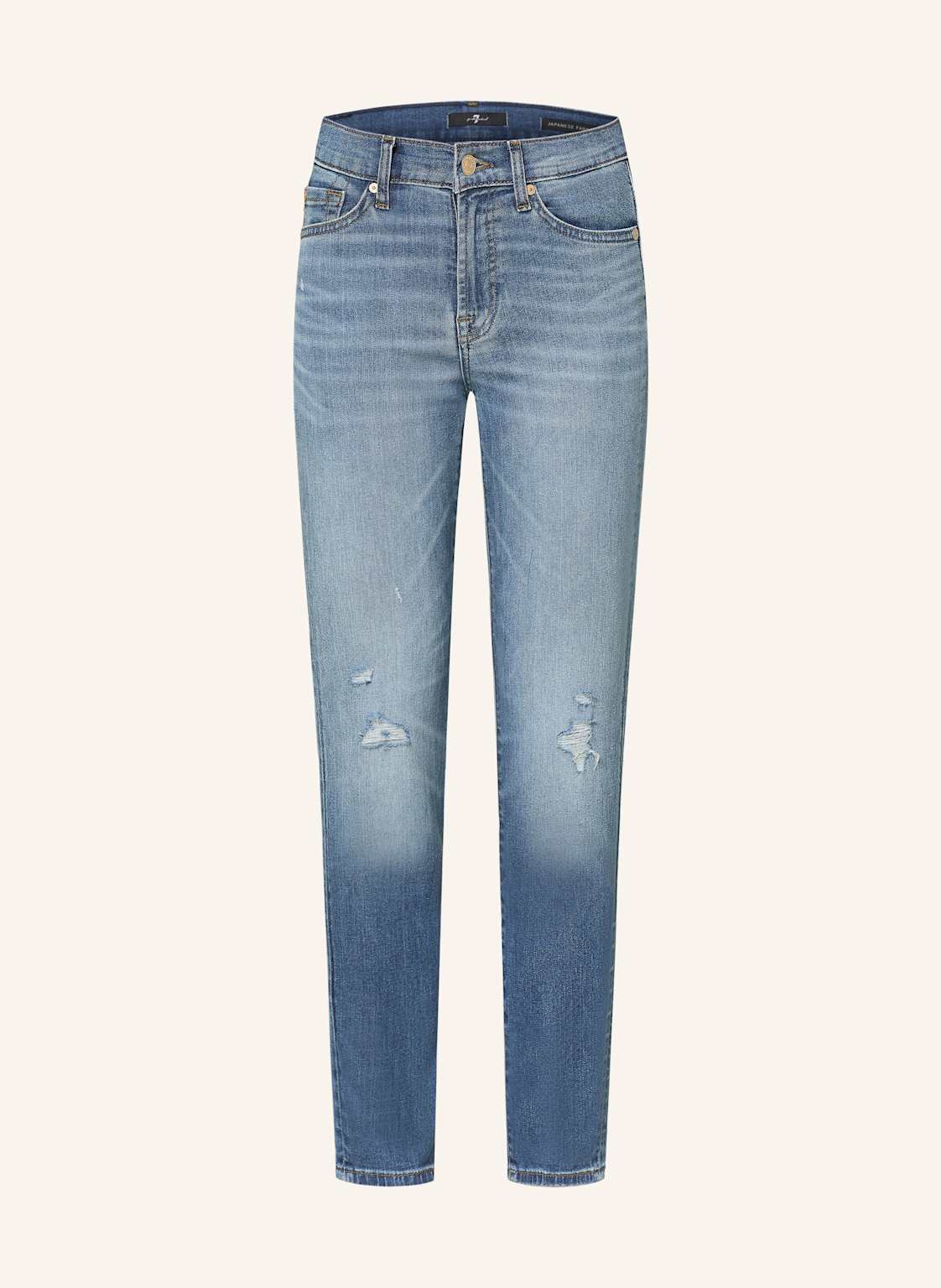 7 For All Mankind Skinny Jeans Roxanne Mimosa blau von 7 For All Mankind