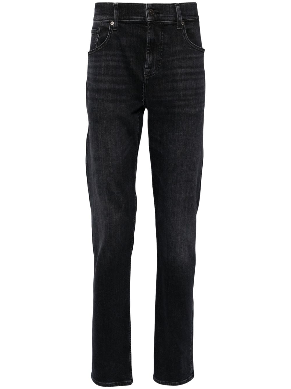 7 For All Mankind Slimmy Jeans - Black von 7 For All Mankind