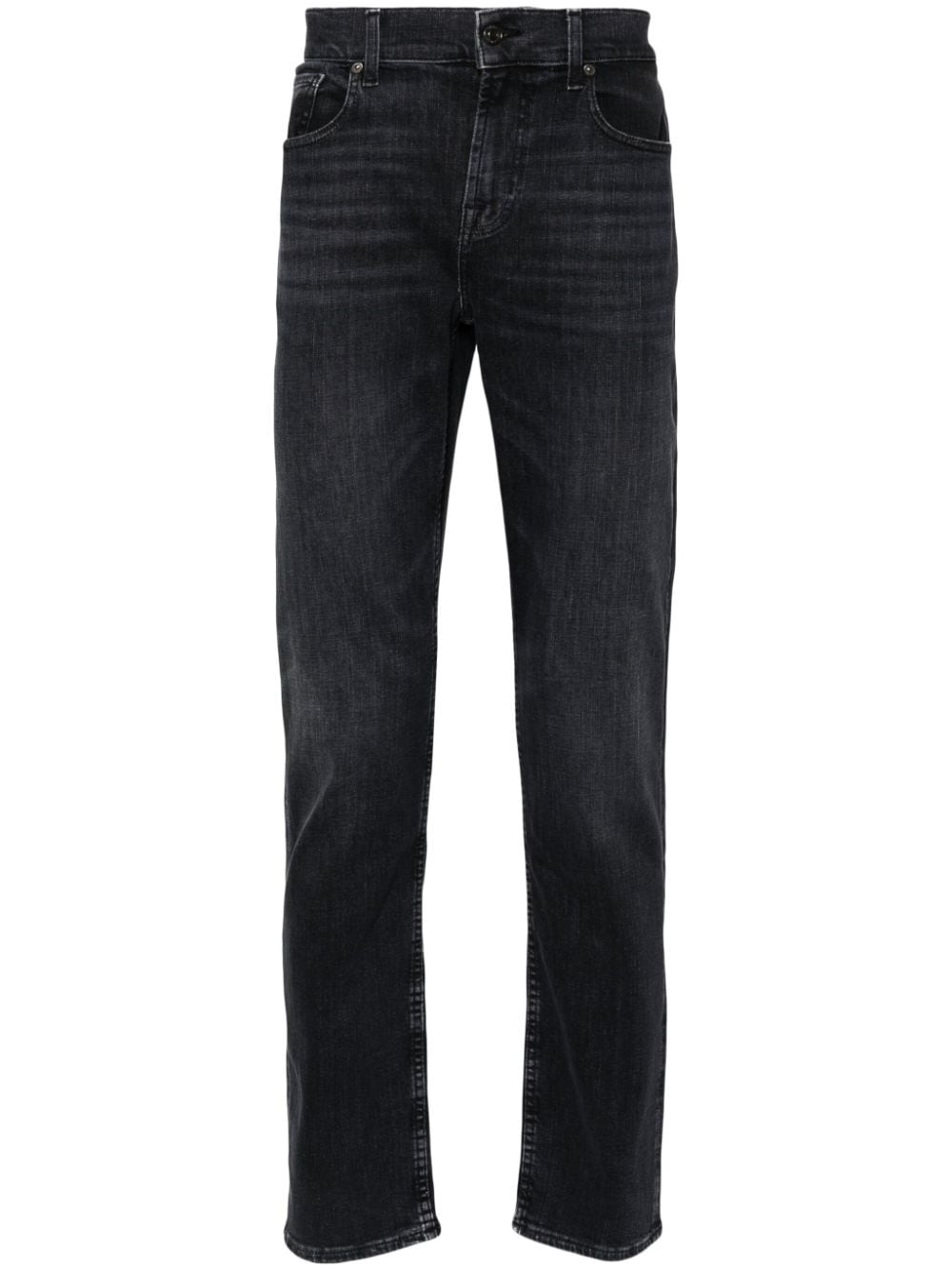 7 For All Mankind Slimmy slim-fit jeans - Black von 7 For All Mankind