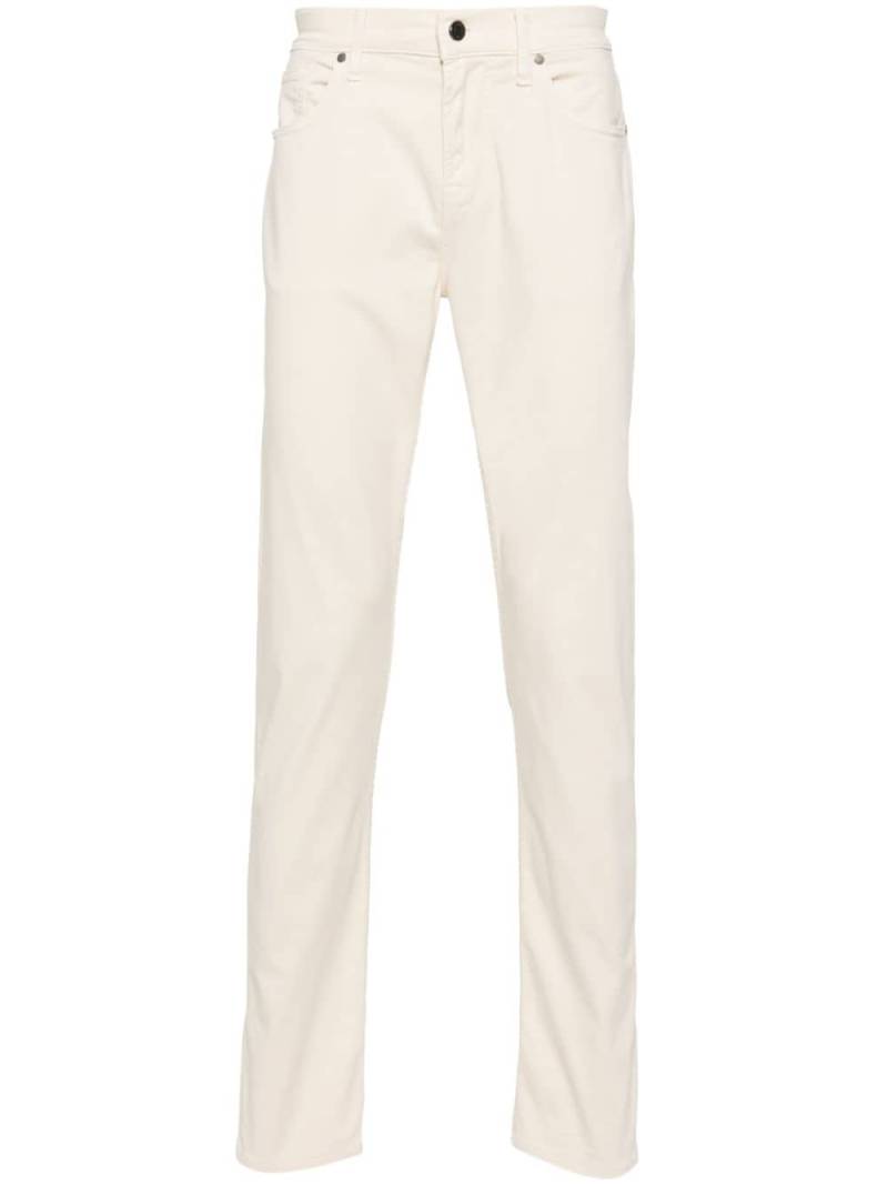 7 For All Mankind Slimmy tapered-leg trousers - White von 7 For All Mankind