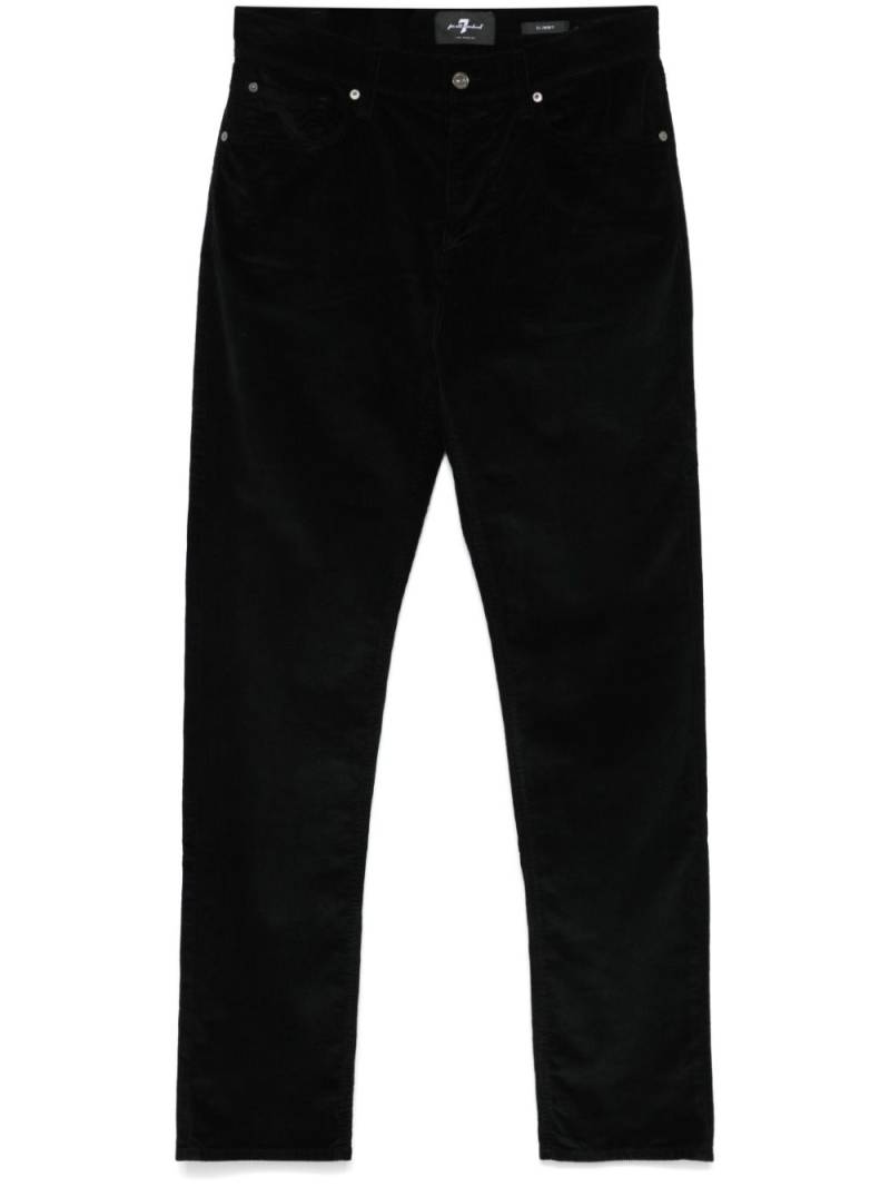 7 For All Mankind Slimmy trousers - Black von 7 For All Mankind