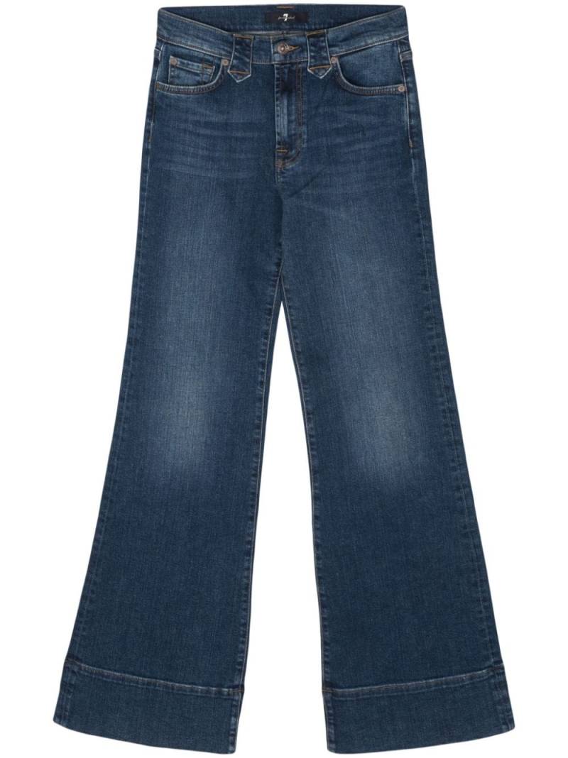 7 For All Mankind Western Modern Dojo flared jeans - Blue von 7 For All Mankind