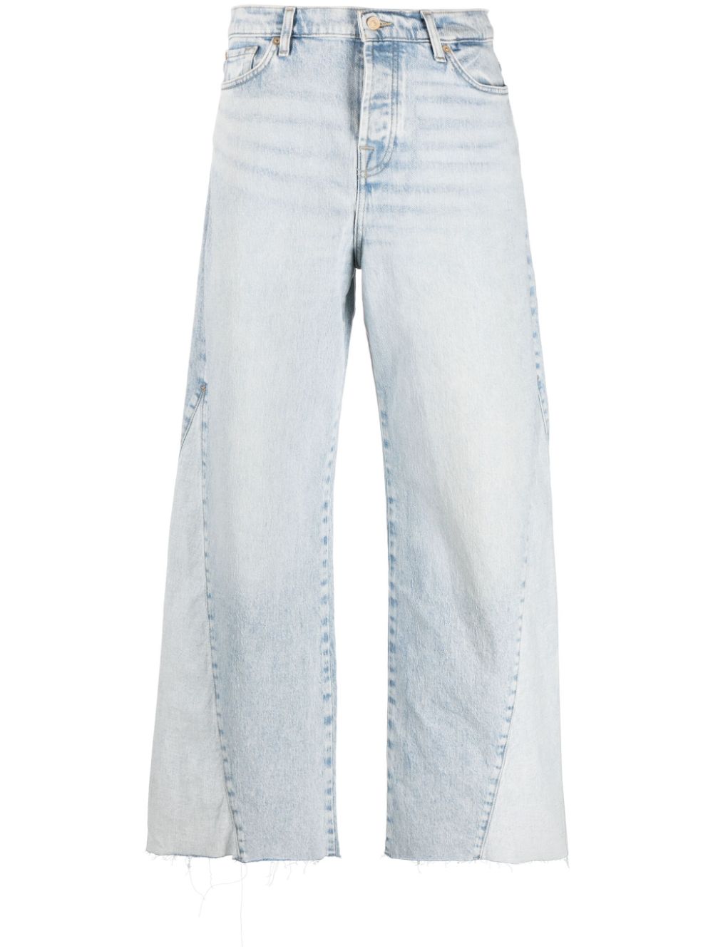 7 For All Mankind Zoey wide-leg jeans - Blue von 7 For All Mankind