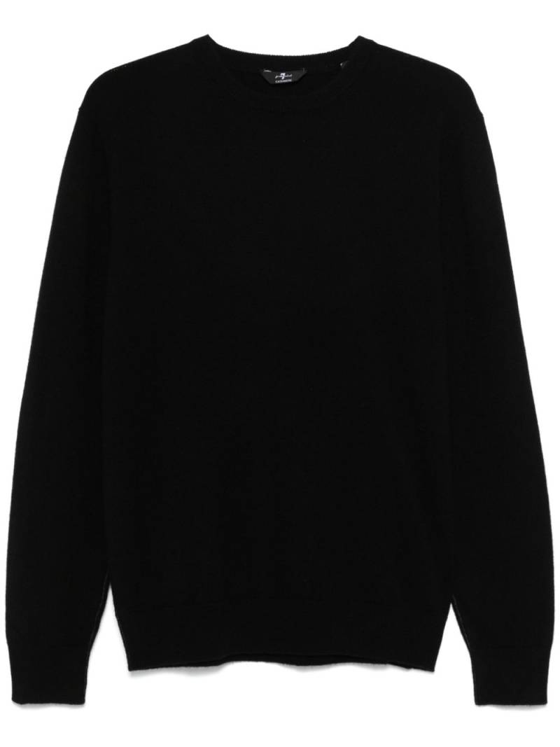 7 For All Mankind cashmere sweater - Black von 7 For All Mankind