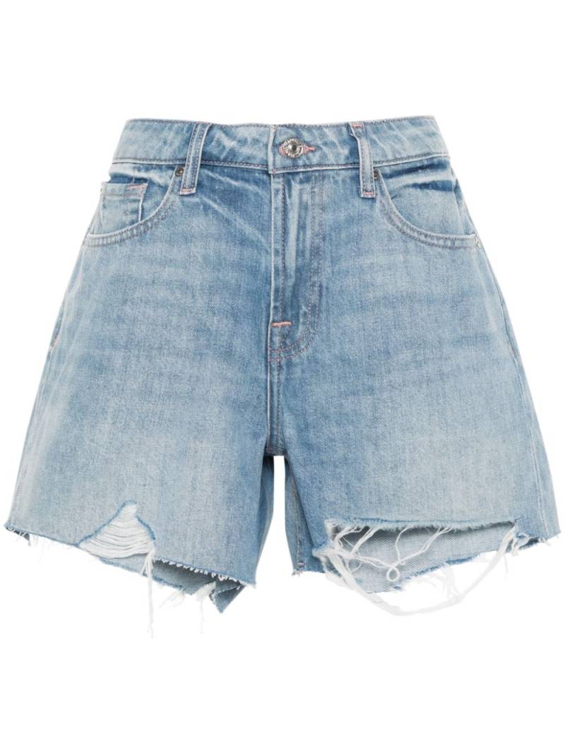 7 For All Mankind distressed denim shorts - Blue von 7 For All Mankind