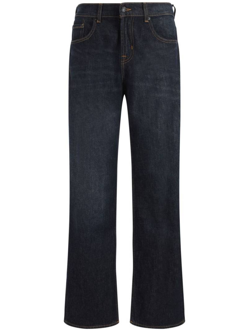 7 For All Mankind logo-patch jeans - Blue von 7 For All Mankind