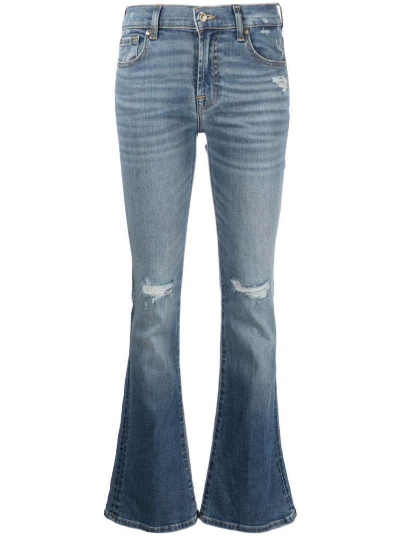 7 For All Mankind mid-rise flared jeans - Blue von 7 For All Mankind