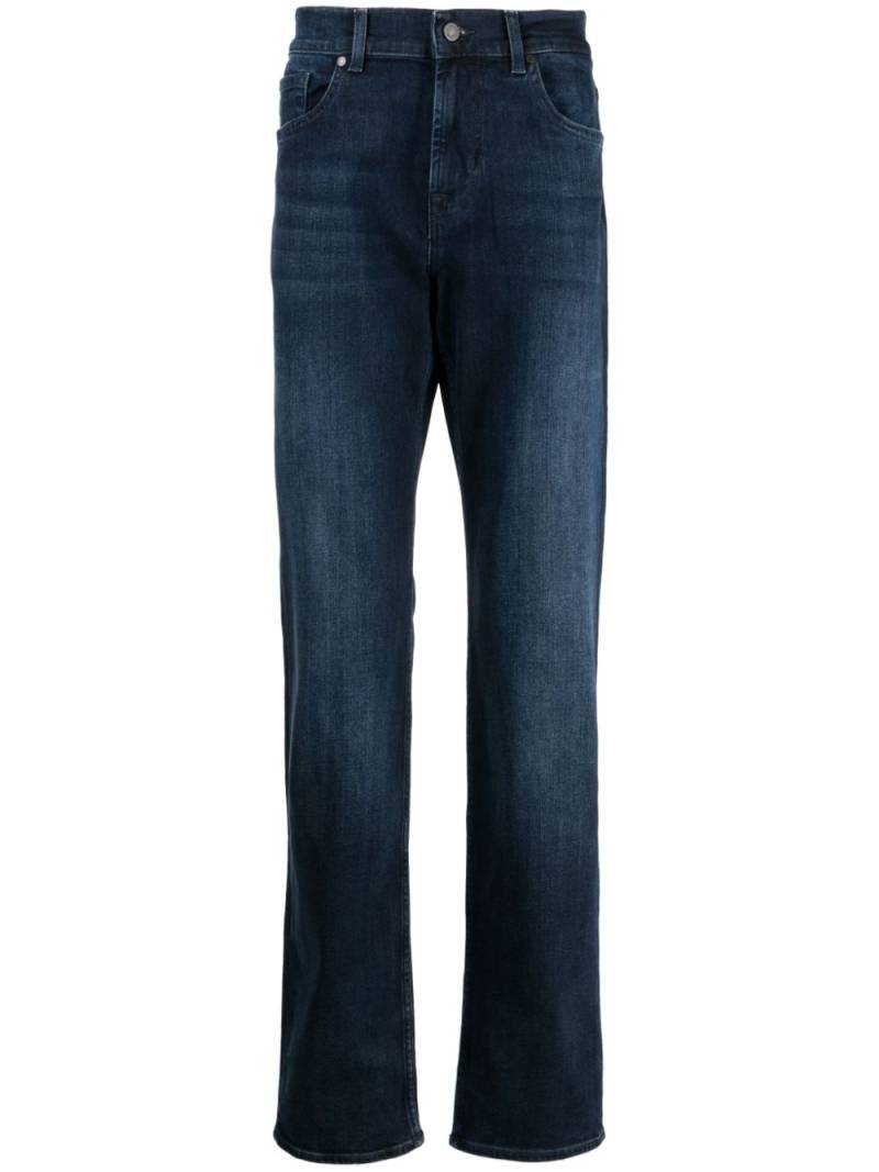 7 For All Mankind mid-rise straight-leg jeans - Blue von 7 For All Mankind