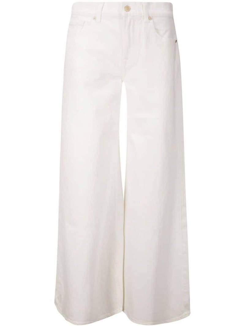 7 For All Mankind wide-leg jeans - White von 7 For All Mankind