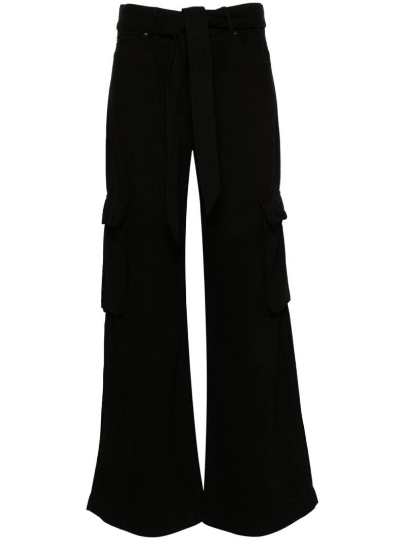 7 For All Mankind wide-leg trousers - Black von 7 For All Mankind