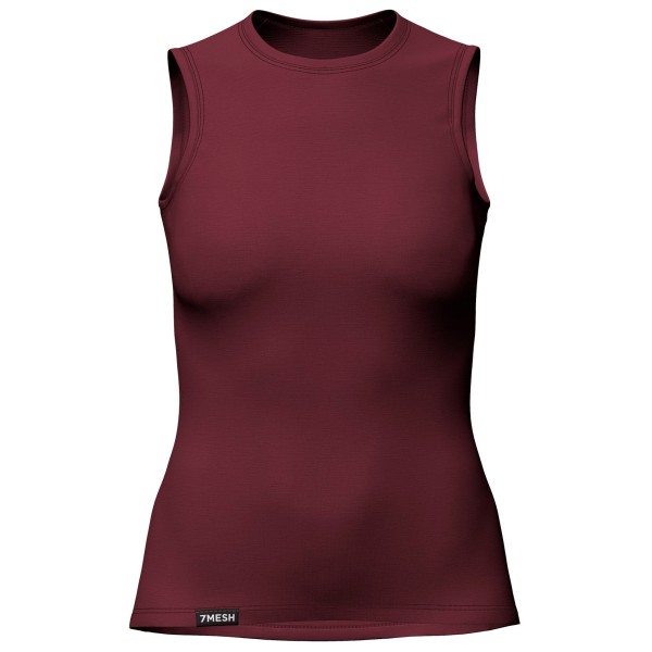 7mesh - Women's Ashlu Merino Base Layer Sleeveless - Merinounterwäsche Gr L rot 7mesh - Women's Ashlu Merino Base Layer Sleeveless - Merinounterwäsche Gr L rot von 7mesh