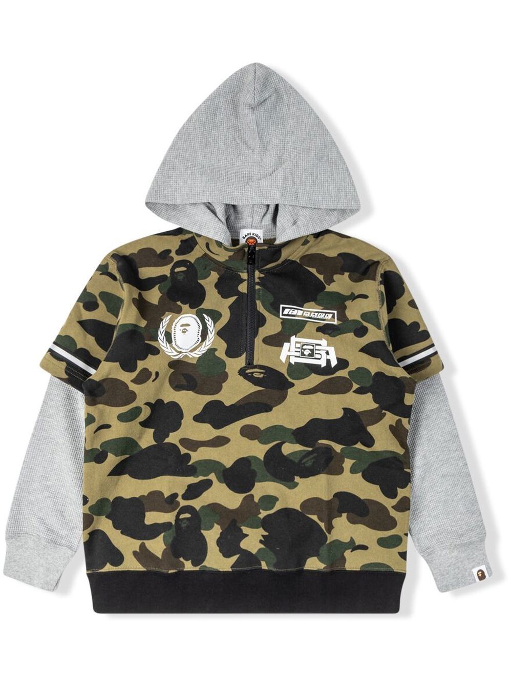 A BATHING APE® 1st Camo Bape Racing Layer hoodie - Green von A BATHING APE®